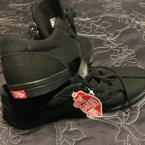 Womens Black Vans Brand New Size 9.5